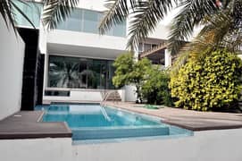 luxury beach front villa in amwaj 7 bedrooms, 9 bathrooms
