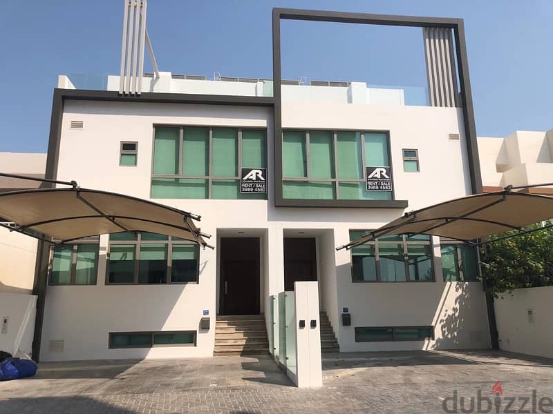 luxury beach front villa in amwaj 7 bedrooms, 9 bathrooms 9