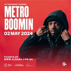 METRO BOOMIN MAY 2ND TICKET CHEAP AVAILABLE