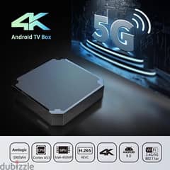 4K Android Smart TV box Receiver/Watch TV channels Without Dish