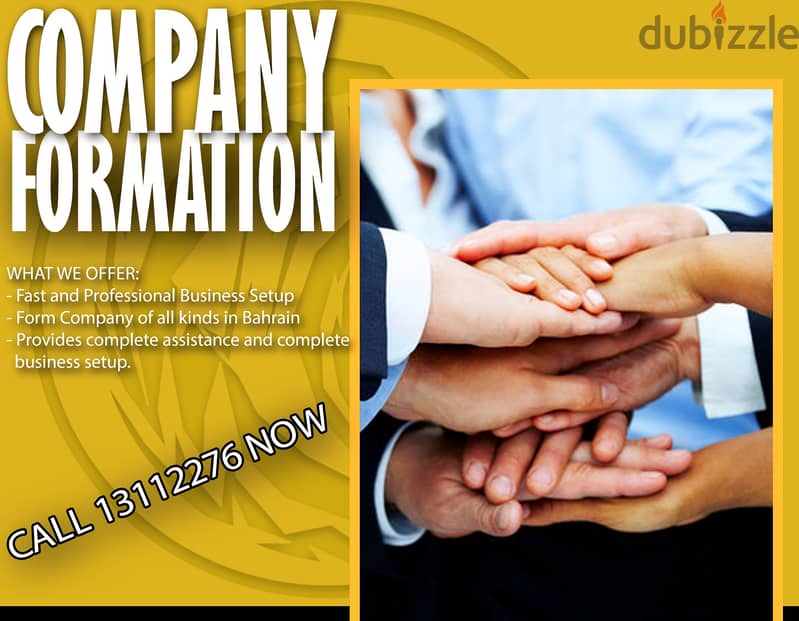 special  limited Offer !! get now company formation  only 19  BHD 0