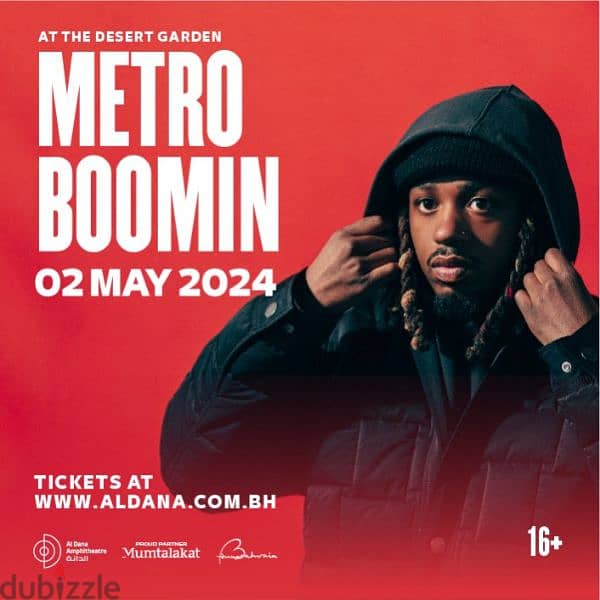 3 (Day 2, Thursday,  May 2) Normal tier Metro Booming Tickets 0