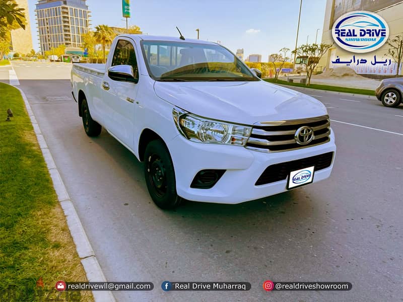 TOYOTA HILUX - PICK UP, SINGLE CABIN  Year-2018, Single owner use 0