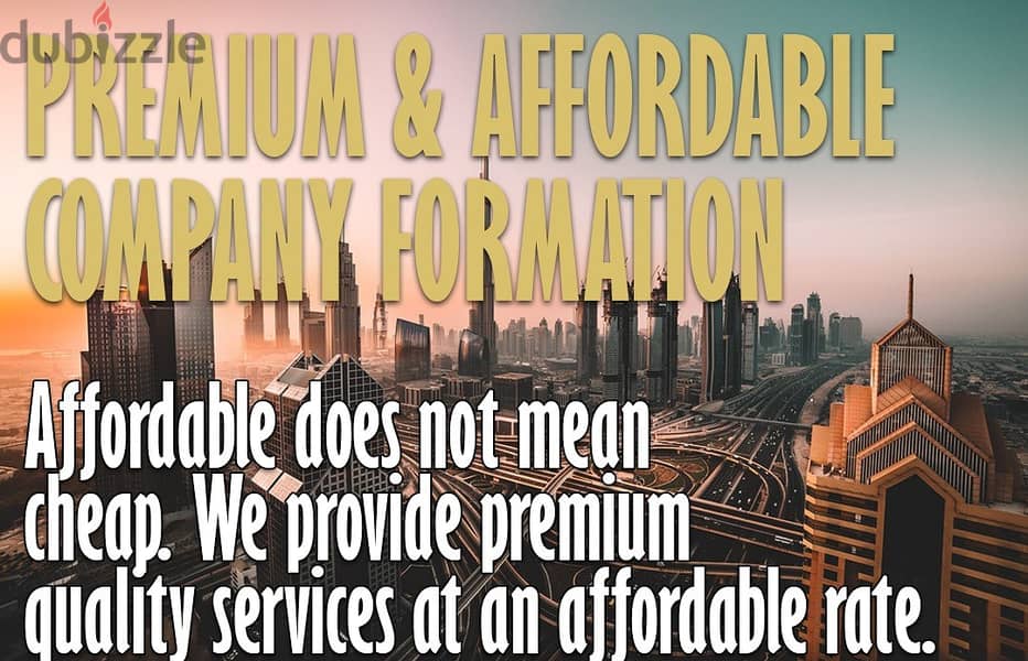 Company Formation= quality service + low price 0