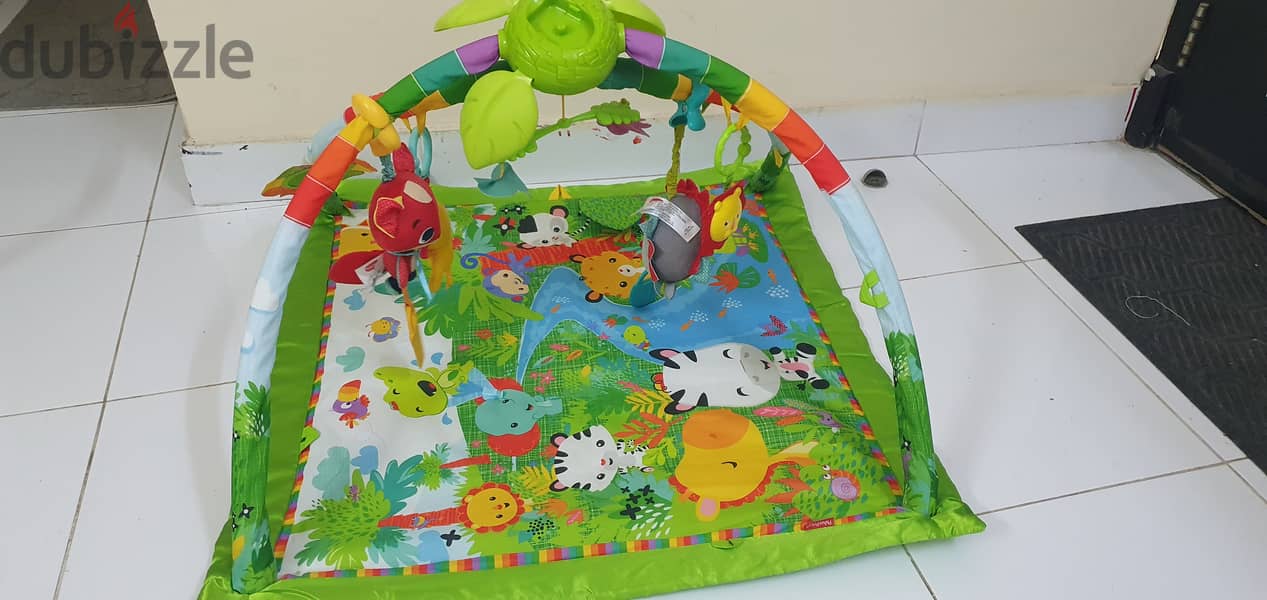 Baby bed with toys 1