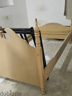 Bed wooden ( single )