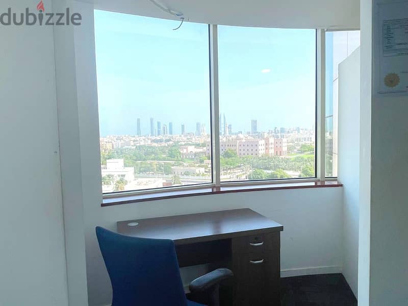 Office is available monthly ! for rent in manama 0