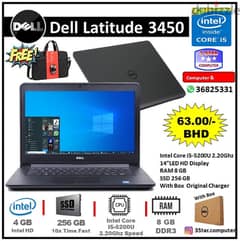 Special Offer Dell Laptop Core i5 2.20Ghz 5th Gen 256 GB SSD 8GB RAM 0