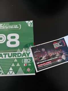 F1 turn 1 ticket for all 3 days block C 0