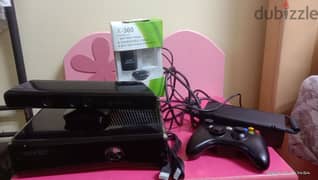 X Box 360 Slim With one Wireless controller+ konnect