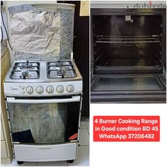 4 burner stove and other items for sale 0