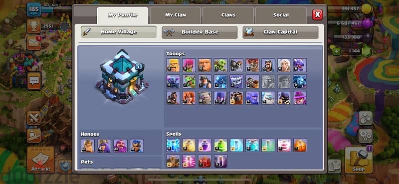 Clash of Clans account th15 2