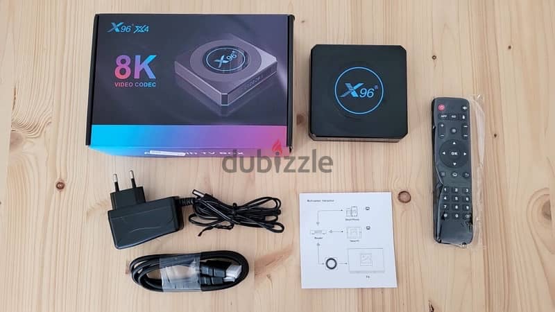 4k Android Smart TV box Receiver/Watch TV channels Without Dish 1