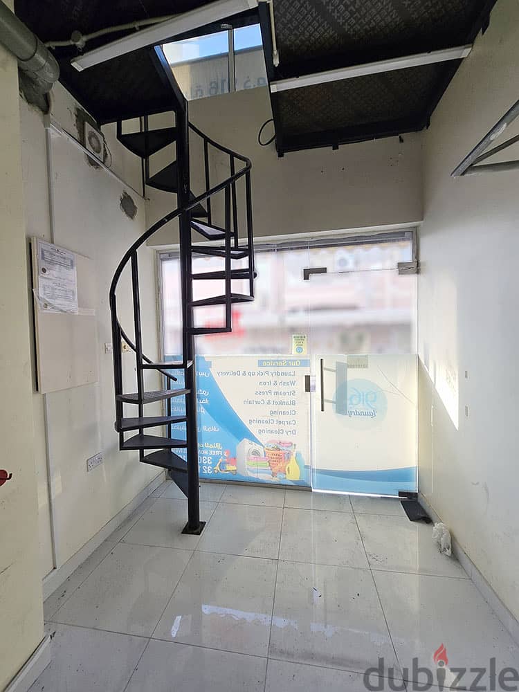 Ready laundry Shop For Rent in Karbabad With Mezanin and Bathroom ! 1