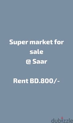 Super market for sale in Saar