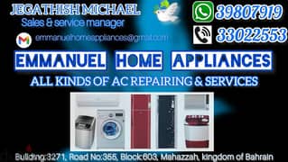 all kinds of Air condition washing machine and refrigerators service