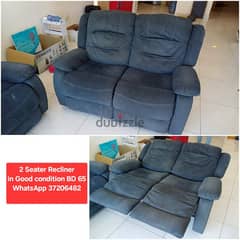 2 seater recliner and other items for sale with Delivery 0
