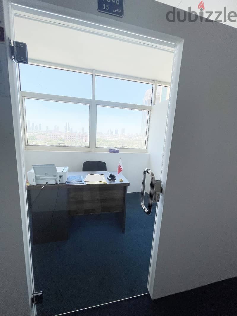 Luxury offices for rent in Seef area. It covers an area of 10 m 2 with 0