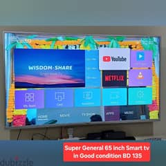 6t inch Smart tv and other items for sale with Delivery 0