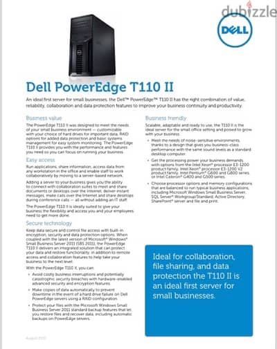 Dell PowerEdge T110 II