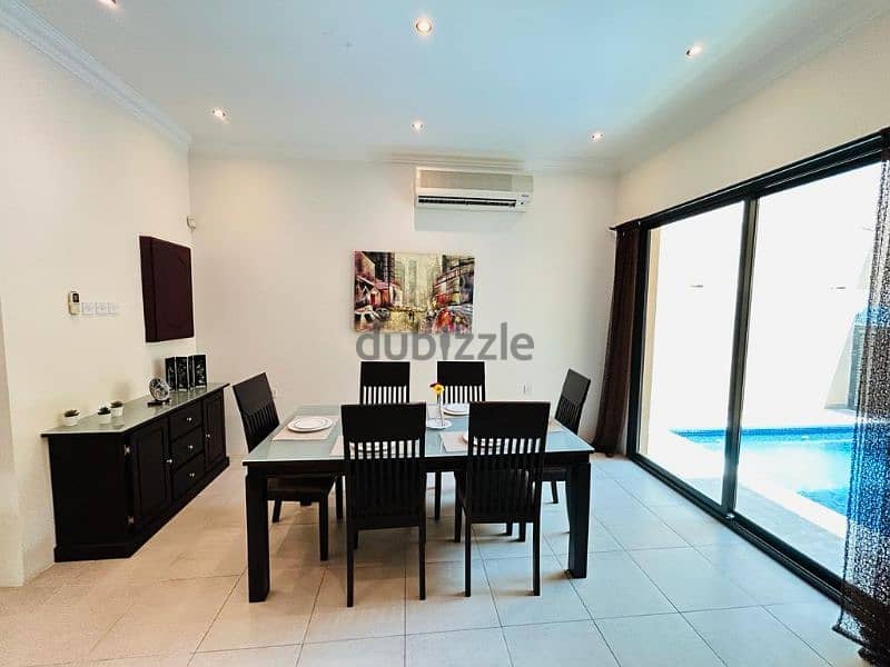 luxury 4 bedroom fully furnish with private swimming pool villa 2