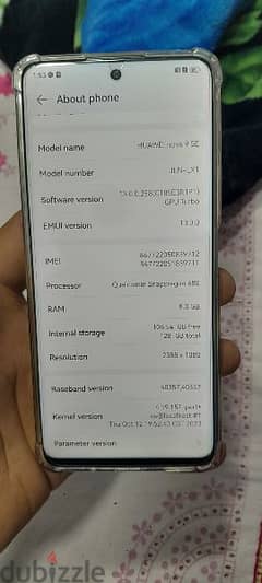 nova 9se look like new. only mobile 8gb ram 128 gb rom