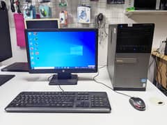 Dell Core I5 4th Gen Computer Set With HP 19”Monitor 4GB Ram 256GB SSD 0
