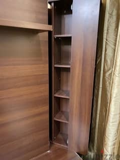 TV cabinet with shelves