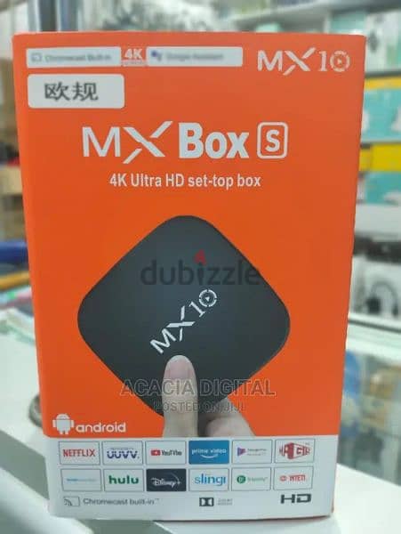 4K Android TV box Reciever/ALL TV channels Without Dish 0