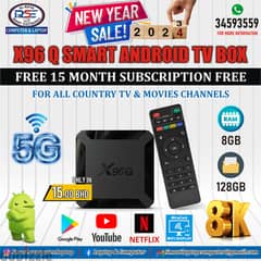 8K Smart TV Android Box (All TV & Movies Channels Work Free) 8GB RAM 0
