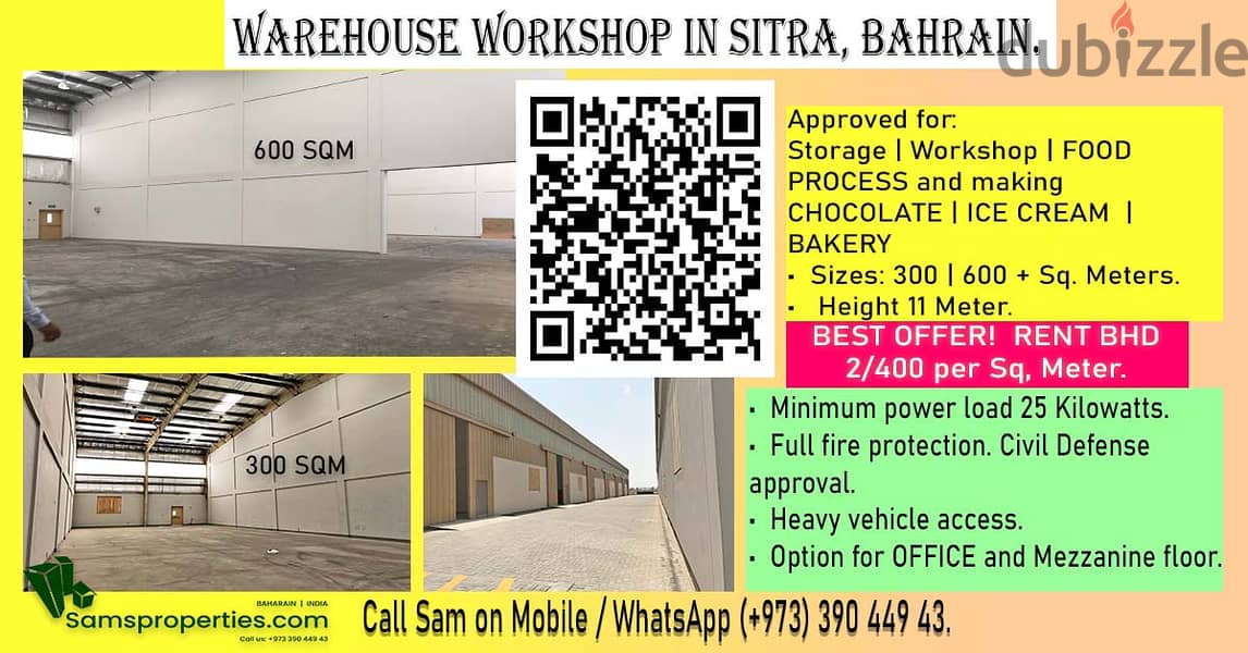 Storage, Workshop, Factory for rent in Bahrain - Small and large size 7