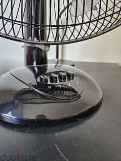 Table fan, black and decker