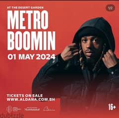 Multiple Metro boomin tickets for sale. 0