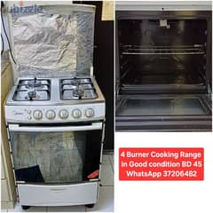 Cooking range and other items for sale with Delivery 0