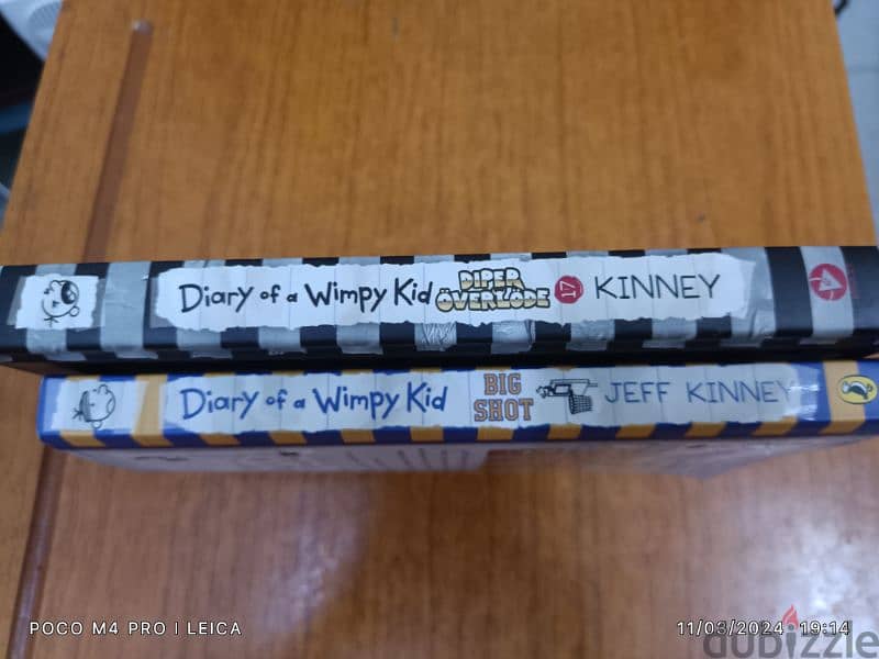 DIARY OF A WIMPY KID BOOKS . 4 BHD FOR EACH . 2