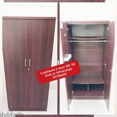 2 door cupboard and different household stuff for sale