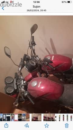 Motobike for monthly rent with box 0