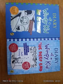 DIARY OF A WIMPY KID BOOKS[HARD COVER]. 3.5 BHD FOR EACH 0