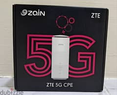 Brand new ZTE 5G router for ZAIN SIM+wifi 6