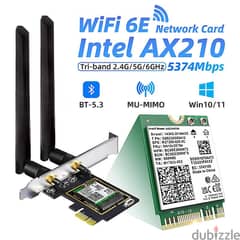Adapter WiFi 6E AX210 Bluetooth 5.3 0