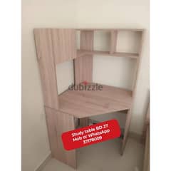 study table and diffrent varity of household items for sale