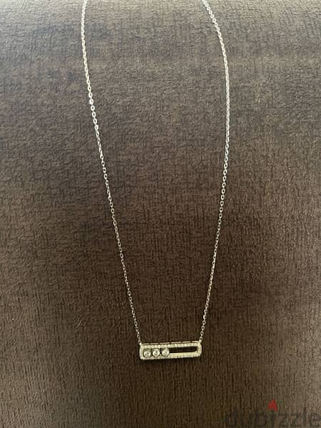 18K WHITE GOLD MESSIKA NECKLACE 1