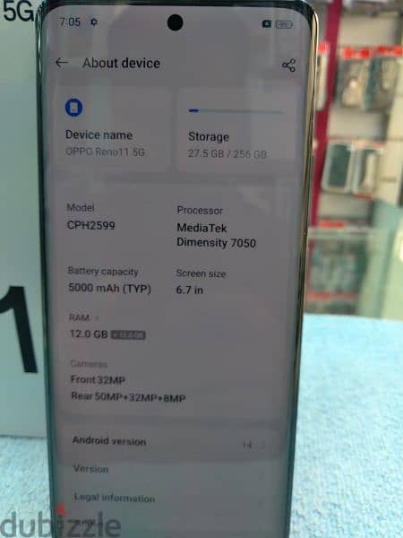Oppo Reno 11 5g for sell. 37756782. 3