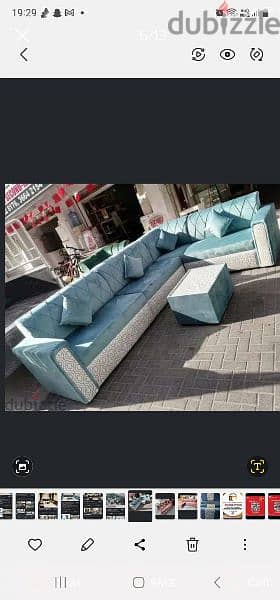 New fabricated sofa 5mtr L shape 75 BHD. 39591722 2