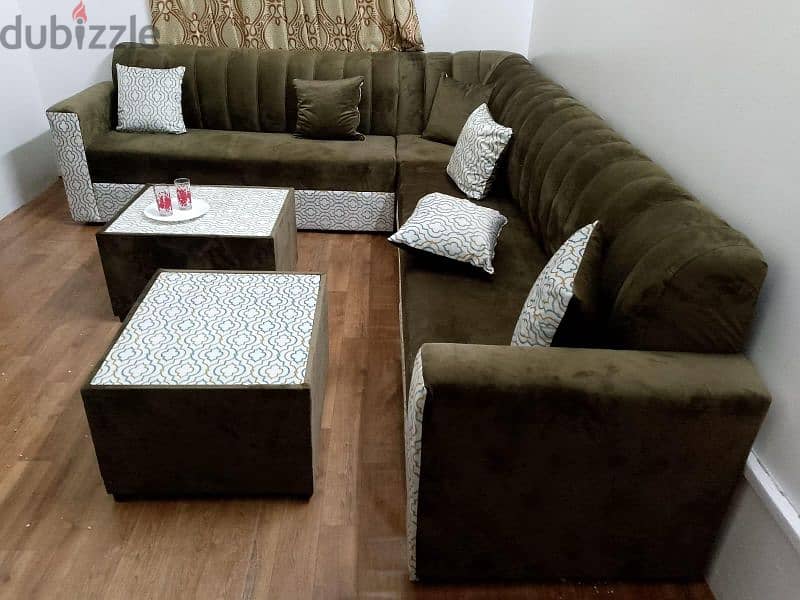 New fabricated sofa 5mtr L shape 75 BHD. 39591722 5