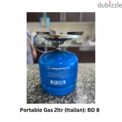 Portable gas stove Italian made 2 kg 0