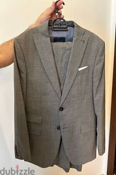 ZARA brand men suit - grey / NEW formal shoes 5BD