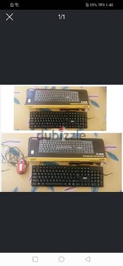Full New keyboard with mouse 0