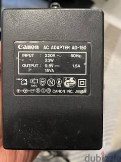 Canon AC Adapter AD-150 BD2