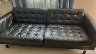 Ikea Leather Sofa